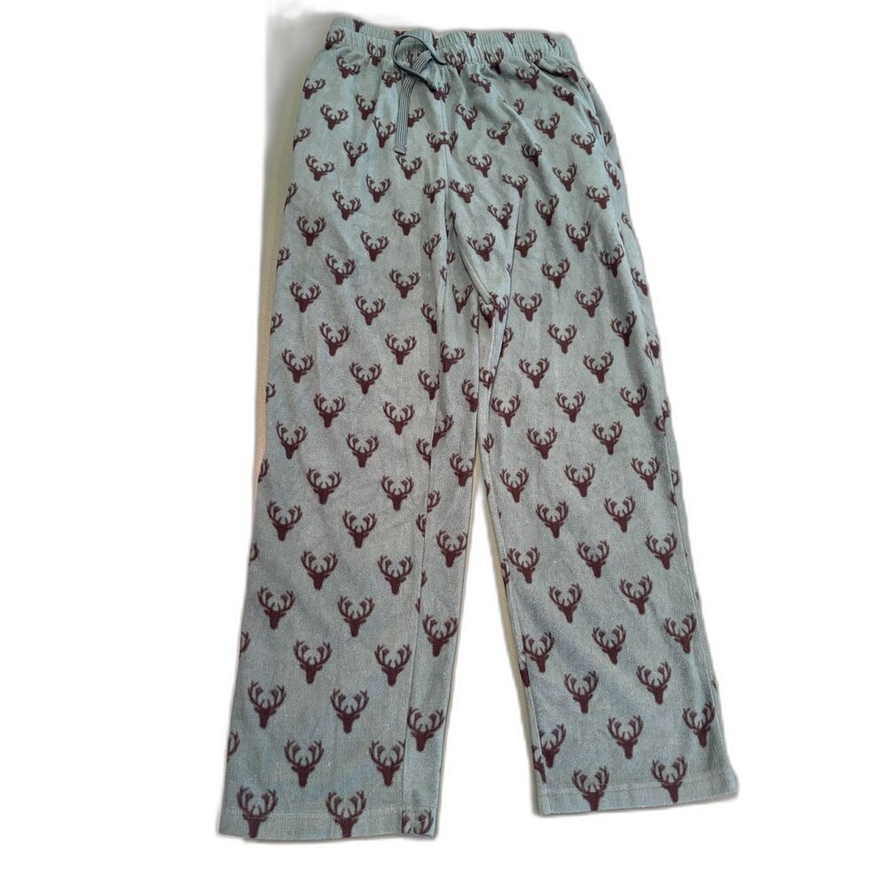 Falls Creek Fleece Deer Antler Pajama Pants